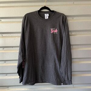 Simply Southern Scrub Life Gray Long Sleeve Size XXLarge